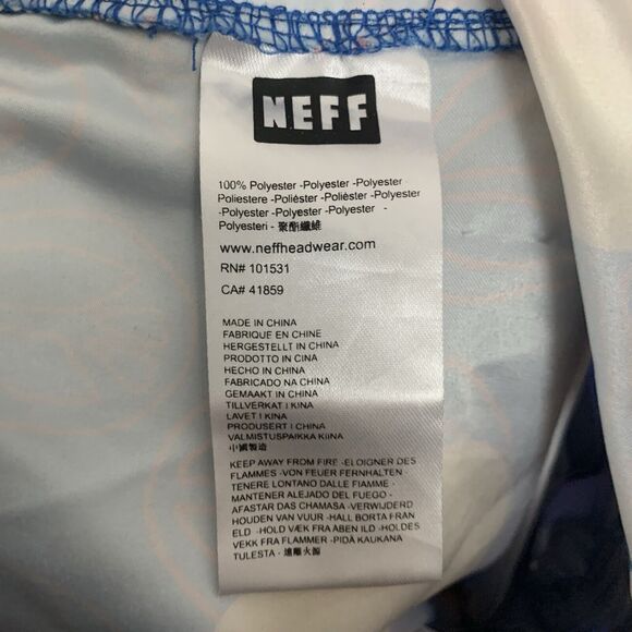 Neff Shorts Mens XL Rubber Ducky Blue Drawstring Elastic Waist Pockets - Picture 5 of 6